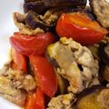 うさ雪's cooksnap of when they made 豚肉・トマト・なすのピリ甘辛炒め.