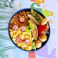 komutatata's cooksnap of when they made 鶏そぼろ.