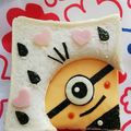 PM3時組's cooksnap of when they made キャラ弁☆簡単☆ミニオンなサンドイッチ☆.