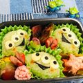 miyuちゃんまん's cooksnap of when they made おにぎり♪『リトルグリーンメン』弁当♡.