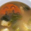 ＹＯＵ太's cooksnap of when they made セロリとおあげのお味噌汁.