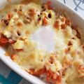 ナオッピー95's cooksnap of when they made とろ～りたまご♪キムチ&チーズのせ丼.