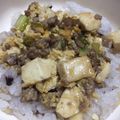 九道礼菜's cooksnap of when they made 美味しすぎ！ひき肉と豆腐とにらの卵とじ丼.