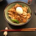 Kuronite's cooksnap of when they made 豚バラ肉と玉ねぎの煮物.