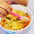 クック6MZ0BB☆'s cooksnap of when they made 親子で食べる☆野菜と鮭フレークの雑炊.