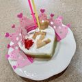 Ladygiga's cooksnap of when they made 超簡単！犬用ケーキ！.