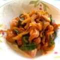あやぽ＊'s cooksnap of when they made ウィンナーと玉葱ピーマンのケチャップ炒め.