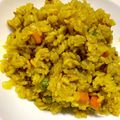 ねこ♪たま's cooksnap of when they made レンジで簡単　カレーピラフ.