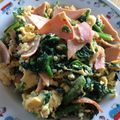 らっち☆☆☆'s cooksnap of when they made ほうれん草玉子炒め.