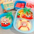 なるおっちいちかず's cooksnap of when they made キャラ弁☆コロコロウインナーのリラックマ.