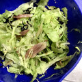 yuyukoa's cooksnap of when they made レタスとミョウガの簡単サラダ.