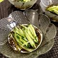 ☆あいちゃん's cooksnap of when they made もずく酢 きゅうりどっさりのせ.