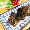kiyo4165's cooksnap of when they made 圧力鍋で作る秋刀魚の生姜煮.