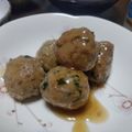 nori1984's cooksnap of when they made 簡単薬膳☆紫蘇入り照りタレ肉団子.