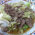 piro0707's cooksnap of when they made シンプルに★キャベツと挽肉の和風炒め.