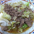 piro0707's cooksnap of when they made シンプルに★キャベツと挽肉の和風炒め.