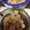 灘田kinuko's cooksnap of when they made 鶏だんご★簡単レシピ砂糖いれます、保存も.