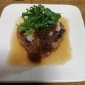 ねむりねこ03's cooksnap of when they made 大根おろしと大葉で【和風ハンバーグ】.