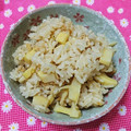 ＊れいぴん＊'s cooksnap of when they made はちくと油揚げの炊き込み☆白だしで簡単♡.