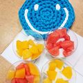 cocoりえ's cooksnap of when they made 蜂蜜の美味しさを味わうハニーミルク寒天.