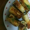 ユッキー1119's cooksnap of when they made 大葉とチーズと竹輪の天ぷら♡.
