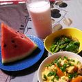 よちりん's cooksnap of when they made 余ったスイカですいかミルク.