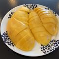 たべたいち's cooksnap of when they made 大好きタイ！　マンゴーの切り方.