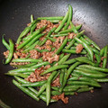 ほんたん母's cooksnap of when they made いんげんと豚ひき肉の炒め物。.