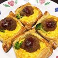 かわいじゅんこ's cooksnap of when they made パイシートで簡単☆ハンバーグごちそうパイ.