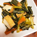 とむ子。's cooksnap of when they made 小松菜と厚揚げの煮物.