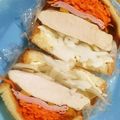Beナチュラル's cooksnap of when they made 断面が美味しいカラフルサンドイッチ.