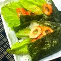 nosso's cooksnap of when they made ＊チリマヨちくわ＊手巻きごはん♪.