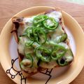 caruga's cooksnap of when they made 簡単！残りカレーでチーズトースト.
