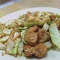 talove02's cooksnap of when they made キャベツとムネ肉の炒め物☆.