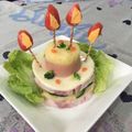 hta3255's cooksnap of when they made 誕生日ケーキ　キャラ弁おかず ソーセージ.