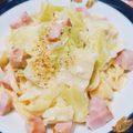 applino's cooksnap of when they made 簡単★キャベツとベーコンのクリームパスタ.