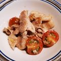 withスマーフ's cooksnap of when they made 豚ばら肉のさっぱり☆梅おかか炒め.