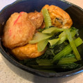 ぎんはる's cooksnap of when they made 簡単☆小松菜とさつま揚げの炊合せ.