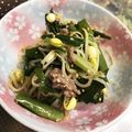 –louis–'s cooksnap of when they made 10分で完成♪ごま香るニラもやしのナムル.