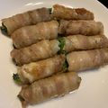 shiirao's cooksnap of when they made 豚バラ肉のほうれん草とチーズ巻き.