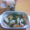 cook20hy's cooksnap of when they made ほうれん草とかまぼこの炒め物.