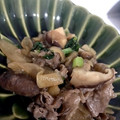 こぐまのぷーさん's cooksnap of when they made 薄切り大根と牛肉のすき焼き風煮.