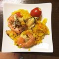 29922992's cooksnap of when they made おもてなしに！シーフードパエリア.