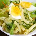 ウッシー母's cooksnap of when they made レタスは手でちぎってね♪マカロニサラダ.