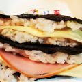 料理見習い隊's cooksnap of when they made ハムチーズおにぎり.