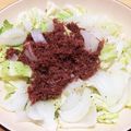 みりん調味料's cooksnap of when they made ルクエで朝ごはん★蒸して美味しいキャベツ.