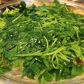 ねみねみ's cooksnap of when they made レンジで＊豆苗ともやしの豚肉ミルフィーユ.