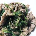 mamychoco's cooksnap of when they made 簡単ヘルシー♡おかひじきと豚肉の炒め物♡.