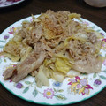 ひろちゃん☆ママ's cooksnap of when they made 豚こまと、キャベツ、えのきの炒め.