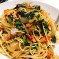 あや✩✩'s cooksnap of when they made サーモンとレタスの和風パスタ.